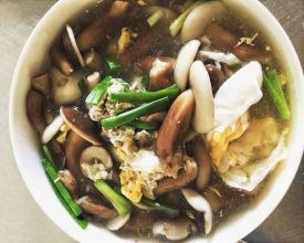 Món canh nấm tràm