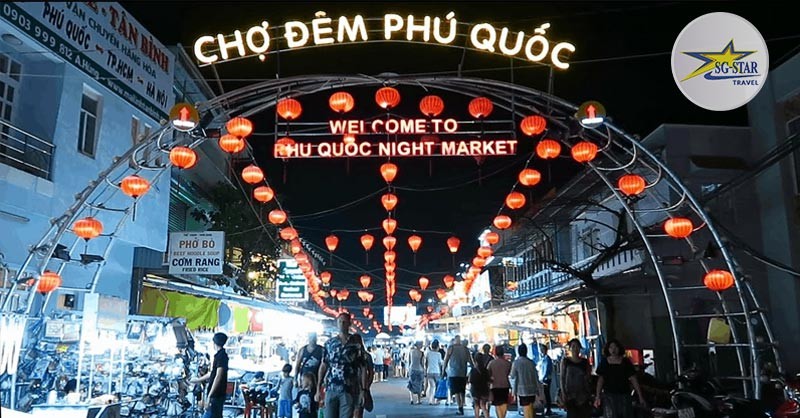 hinh anh cho dem phu quoc tap nap du khach tham quan 1