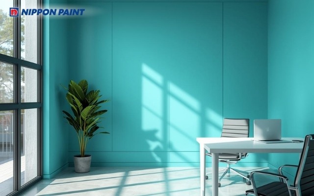 Xanh biển mang lại cảm giác mát mẻ, giúp giảm căng thẳng khi làm việc