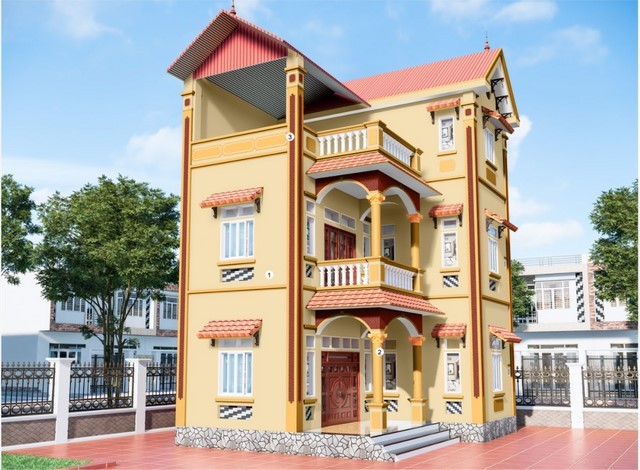 Màu vàng tươi sáng cho không gian phòng khách tuổi Ất Tỵ