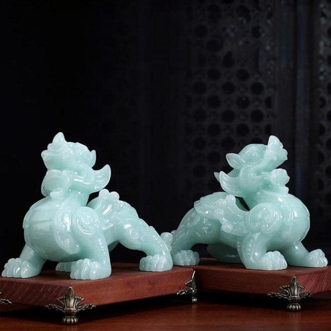 Tỳ hưu xanh là một vật phong thuỷ tốt cho gia chủ Ất Sửu