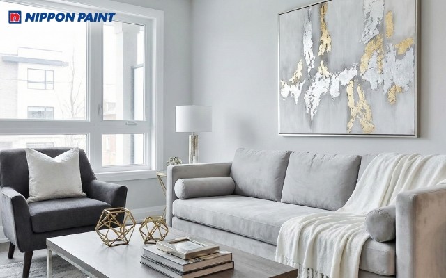 Phối màu trắng xám ánh kim chuẩn phong thủy cho tuổi Canh Thìn
